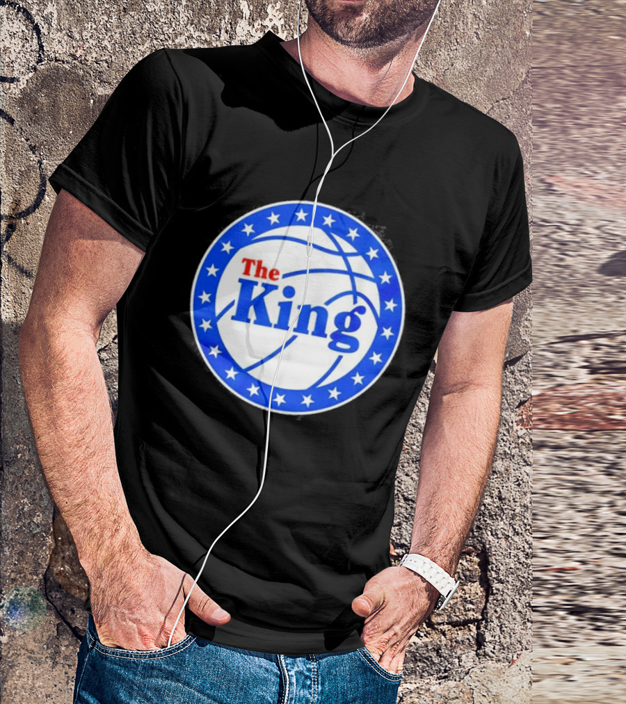 Philadelphia 76ers The King NBA Basketball Stars T-Shirt