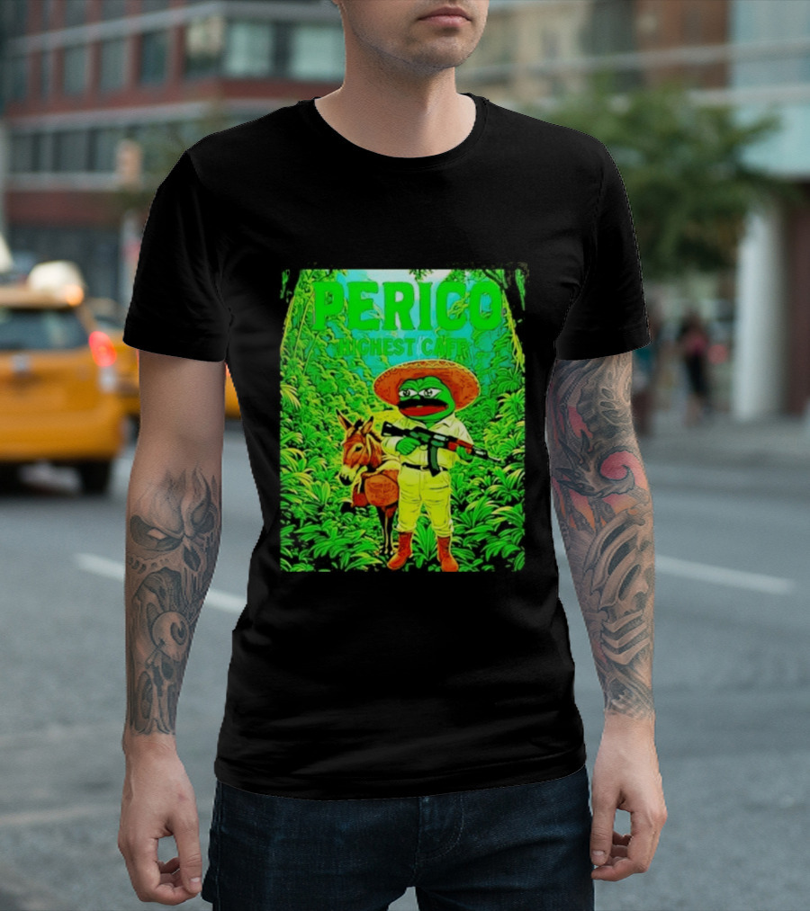 Perico Highest Caff Jungle Donkey Explorer T-Shirt