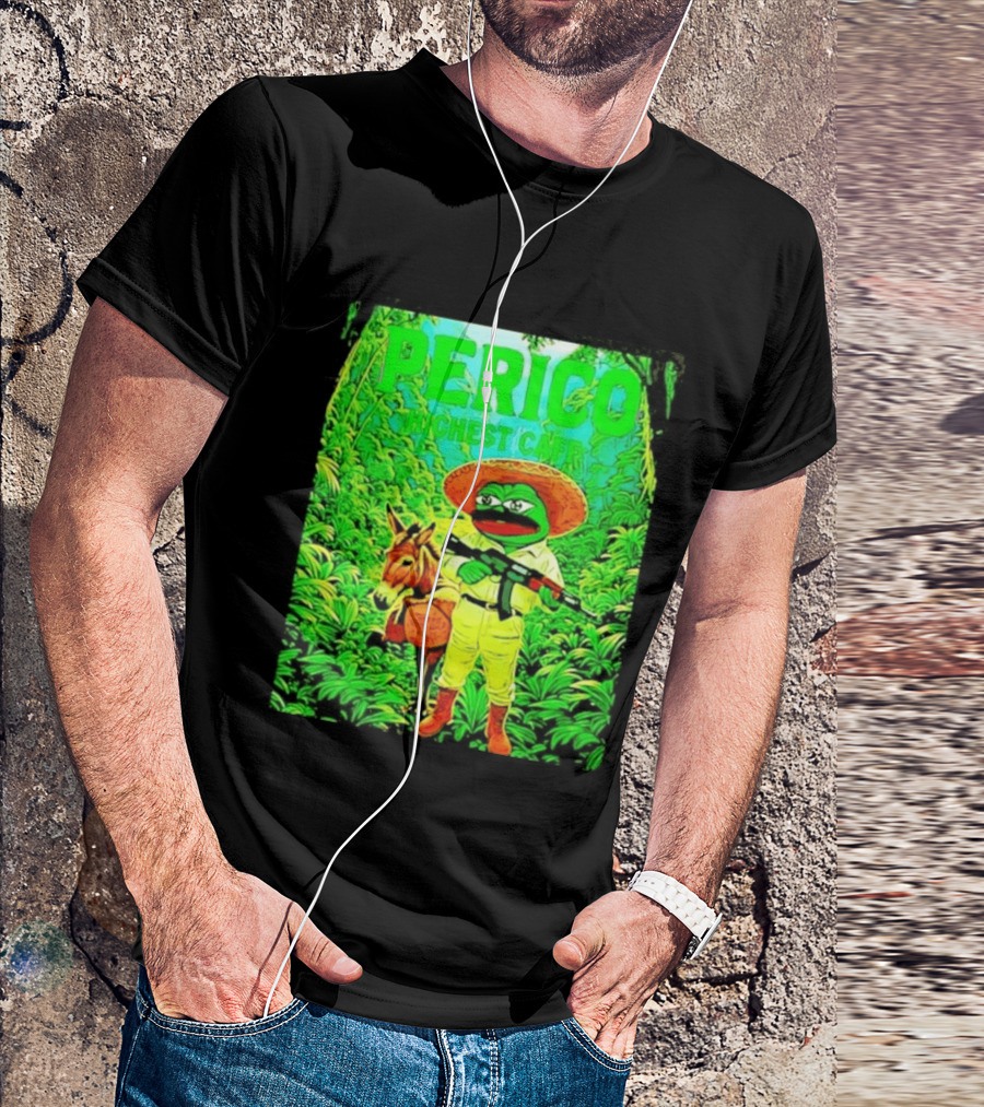 Perico Highest Caff Jungle Donkey Explorer T-Shirt