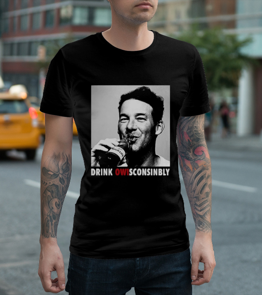 Tony Romo Drink OWIsconsinbly High Life T-Shirt