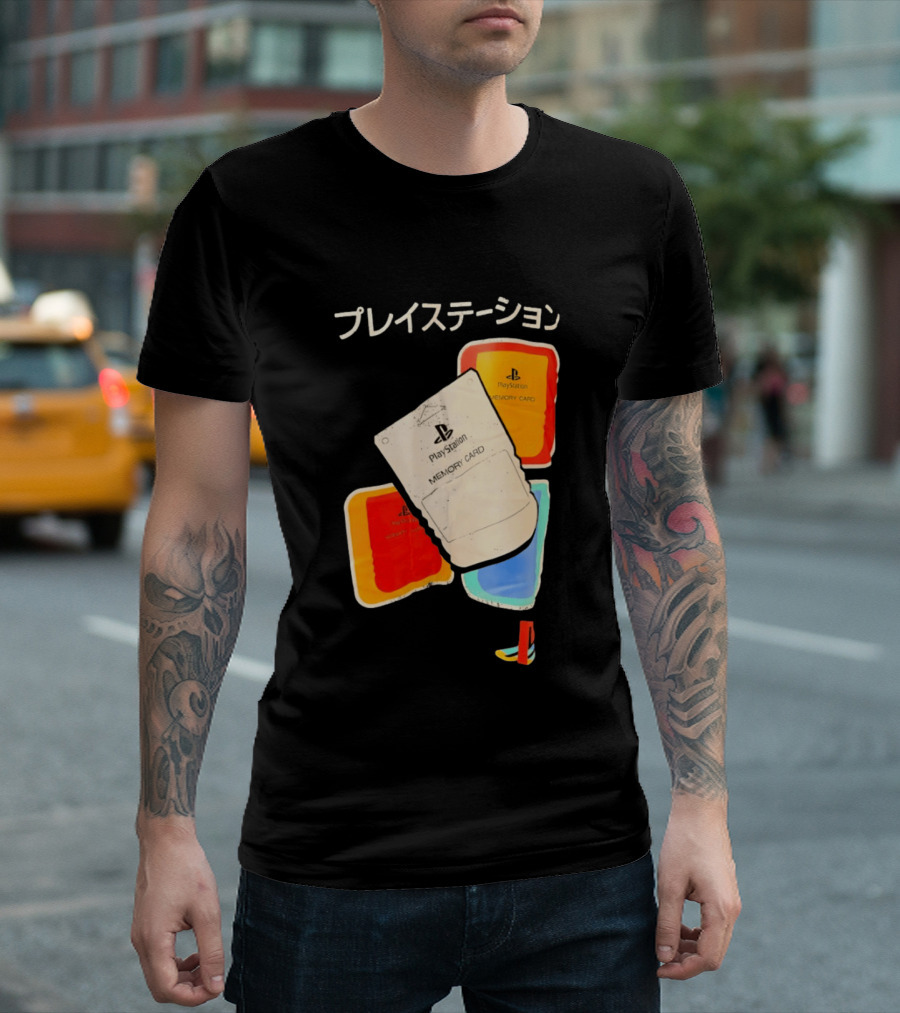 PlayStation Memory Card PS1 Sony Classic Retro Gaming Accessories T-Shirt