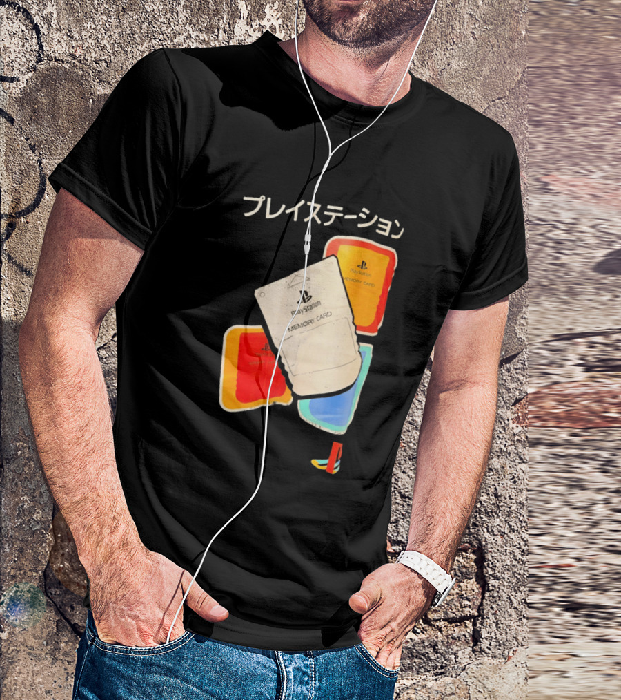 PlayStation Memory Card PS1 Sony Classic Retro Gaming Accessories T-Shirt