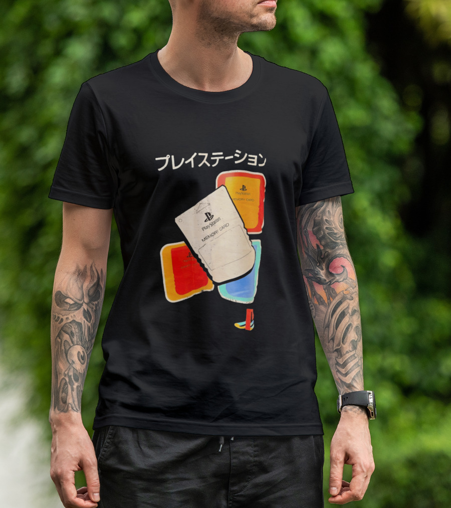 PlayStation Memory Card PS1 Sony Classic Retro Gaming Accessories T-Shirt