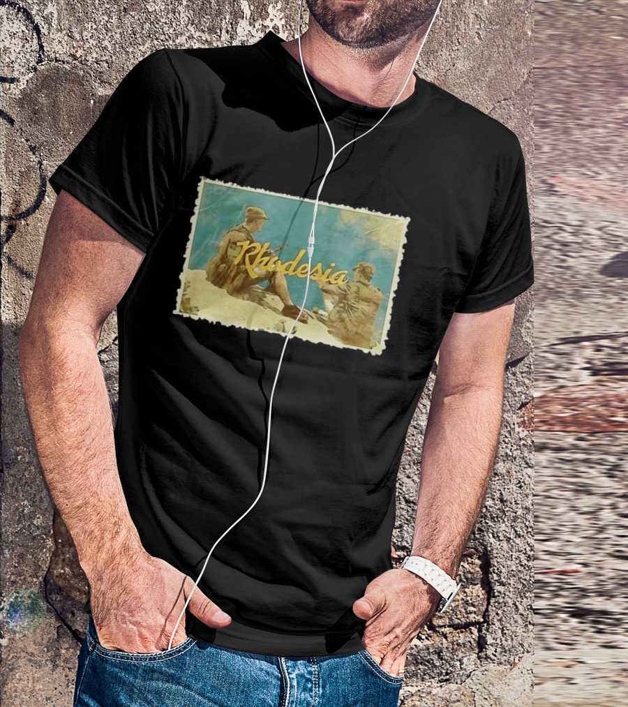 Rhodesia Soldiers Bush War Vintage Nostalgia T-Shirt
