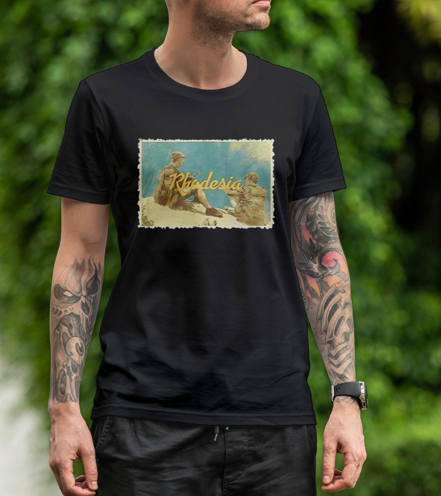Rhodesia Soldiers Bush War Vintage Nostalgia T-Shirt