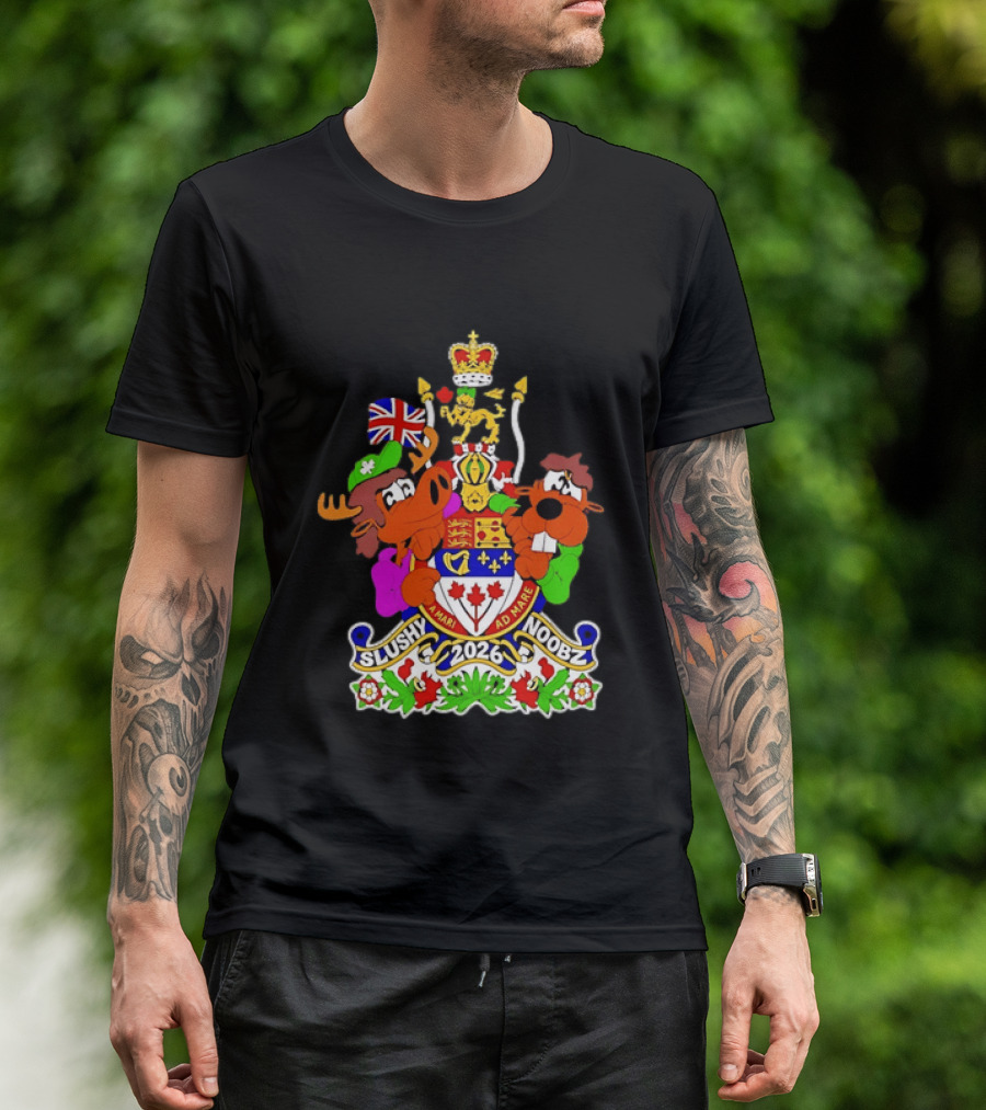 Slushy Noobz 2026 Coat Of Arms A Mari Ad Mare Martin Hamzah T-Shirt