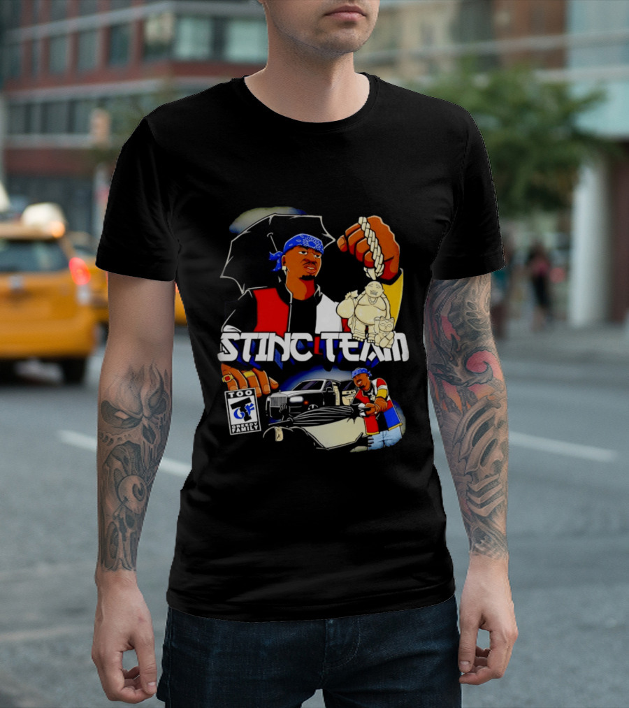 Stinc Team Too Greedy Family Urban Streetwear T-Shirt