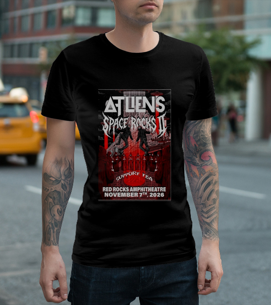 ATLIENS Space Rocks II Red Rocks Amphitheatre November 7 2026 T-Shirt