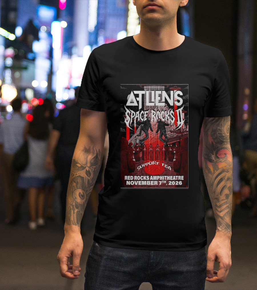 ATLIENS Space Rocks II Red Rocks Amphitheatre November 7 2026 T-Shirt