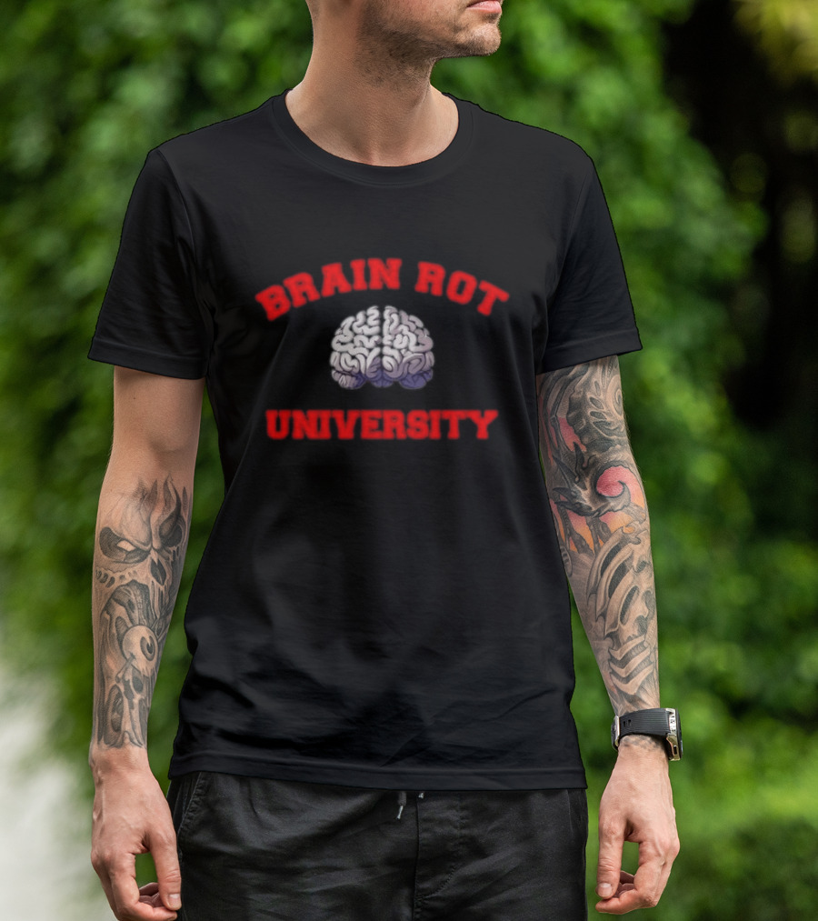 Brain Rot University Human Anatomy Brain T-Shirt