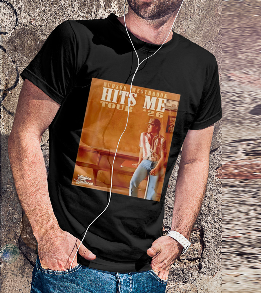 Hudson Westbrook Hits Me Tour '26 Retro Americana T-Shirt