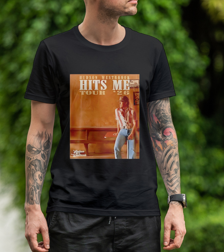 Hudson Westbrook Hits Me Tour '26 Retro Americana T-Shirt