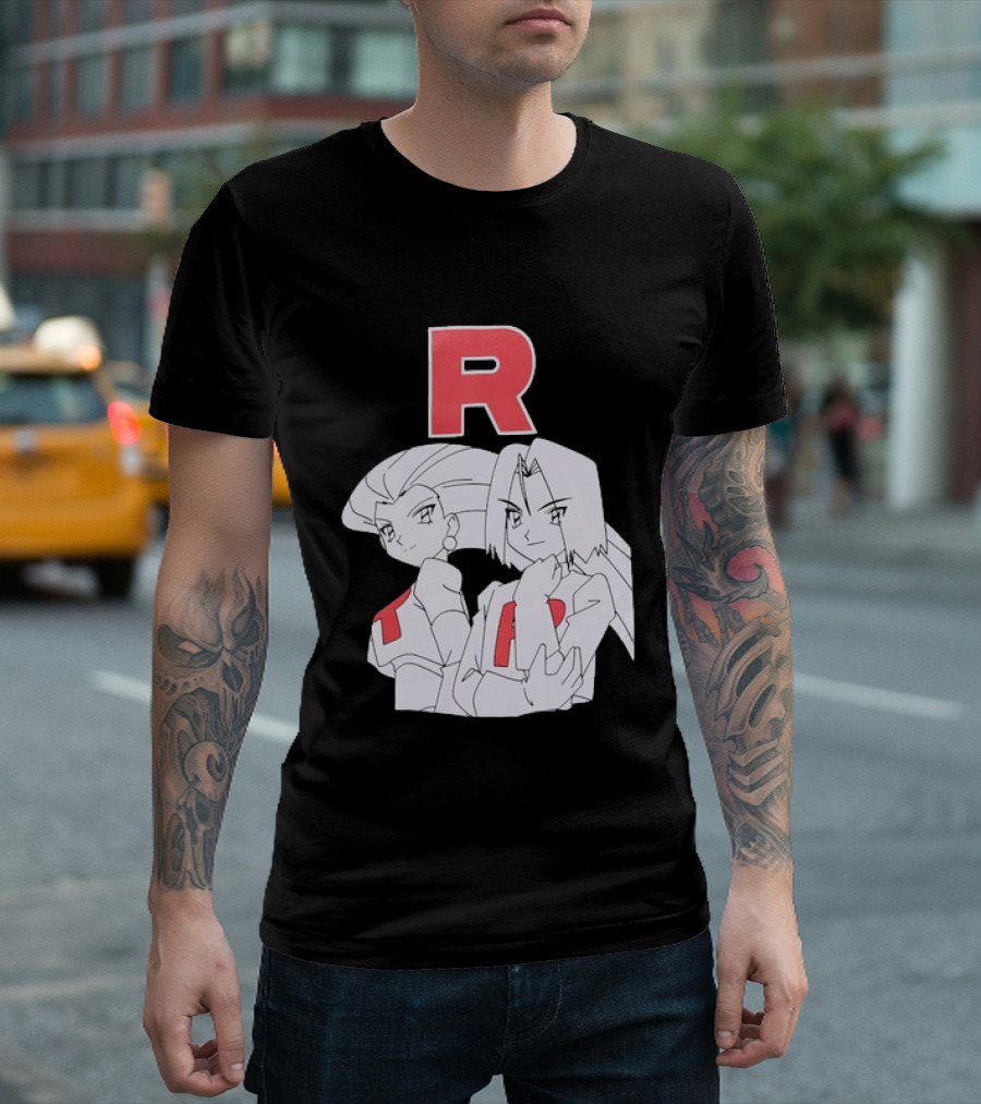 Jessie James Team Rocket R POKEMON Characters T-Shirt