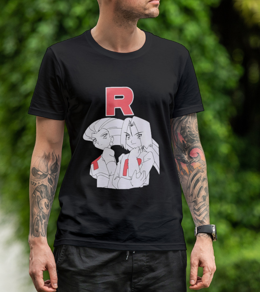 Jessie James Team Rocket R POKEMON Characters T-Shirt