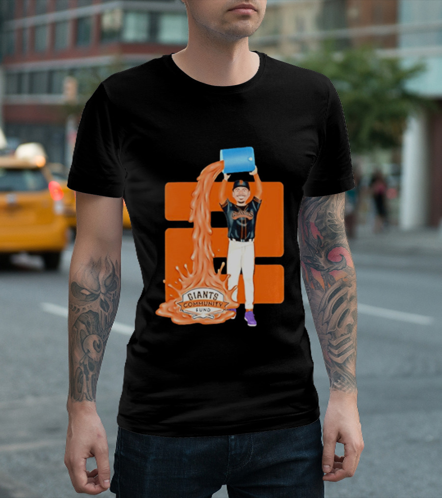 San Francisco Giants Community Fund Logan Webb Splash T-Shirt