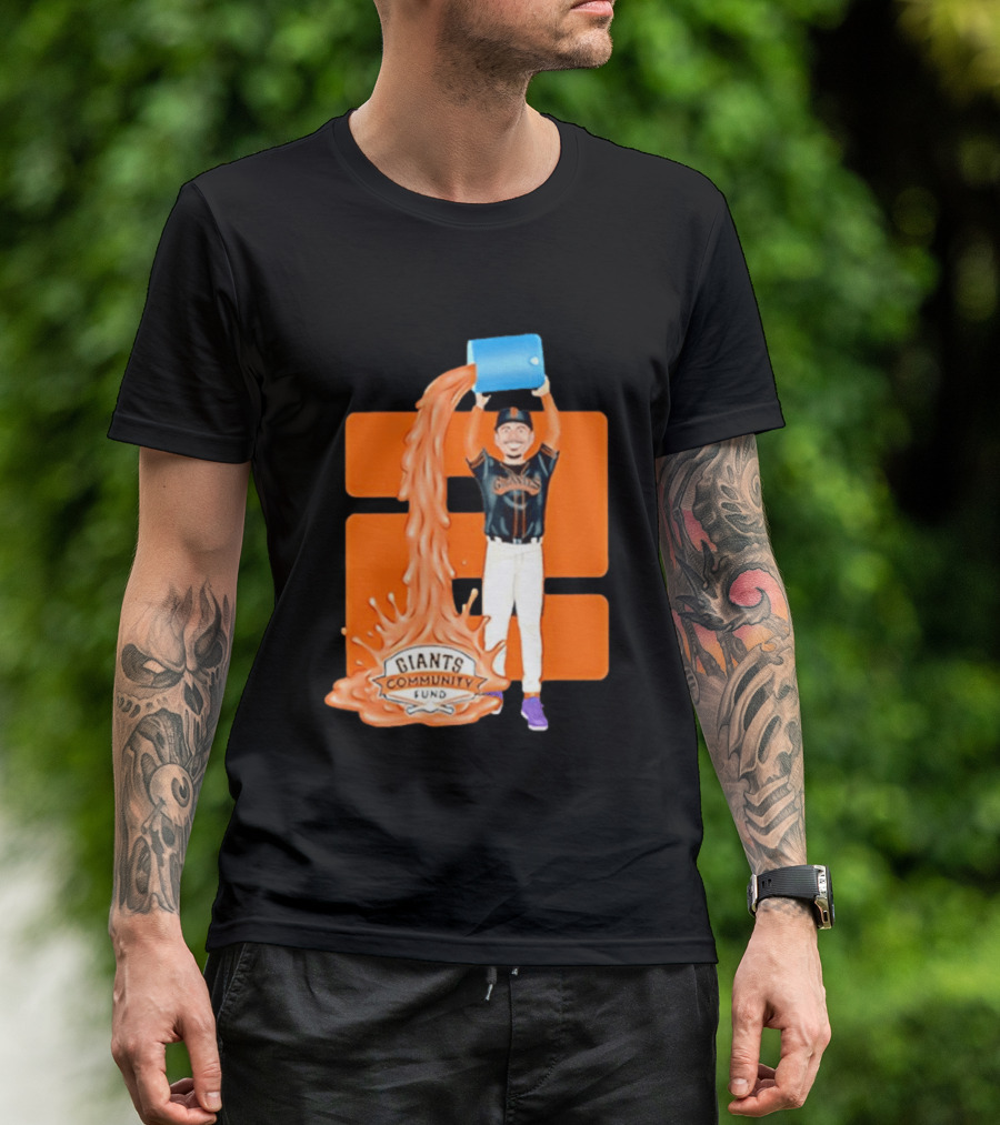 San Francisco Giants Community Fund Logan Webb Splash T-Shirt