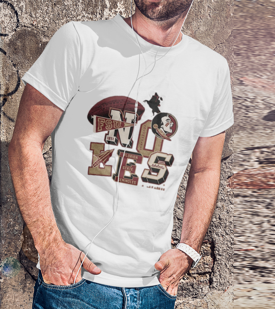 Florida State Seminoles Unconquered 1851 FSU Athletic Flo Grown Original T-Shirt