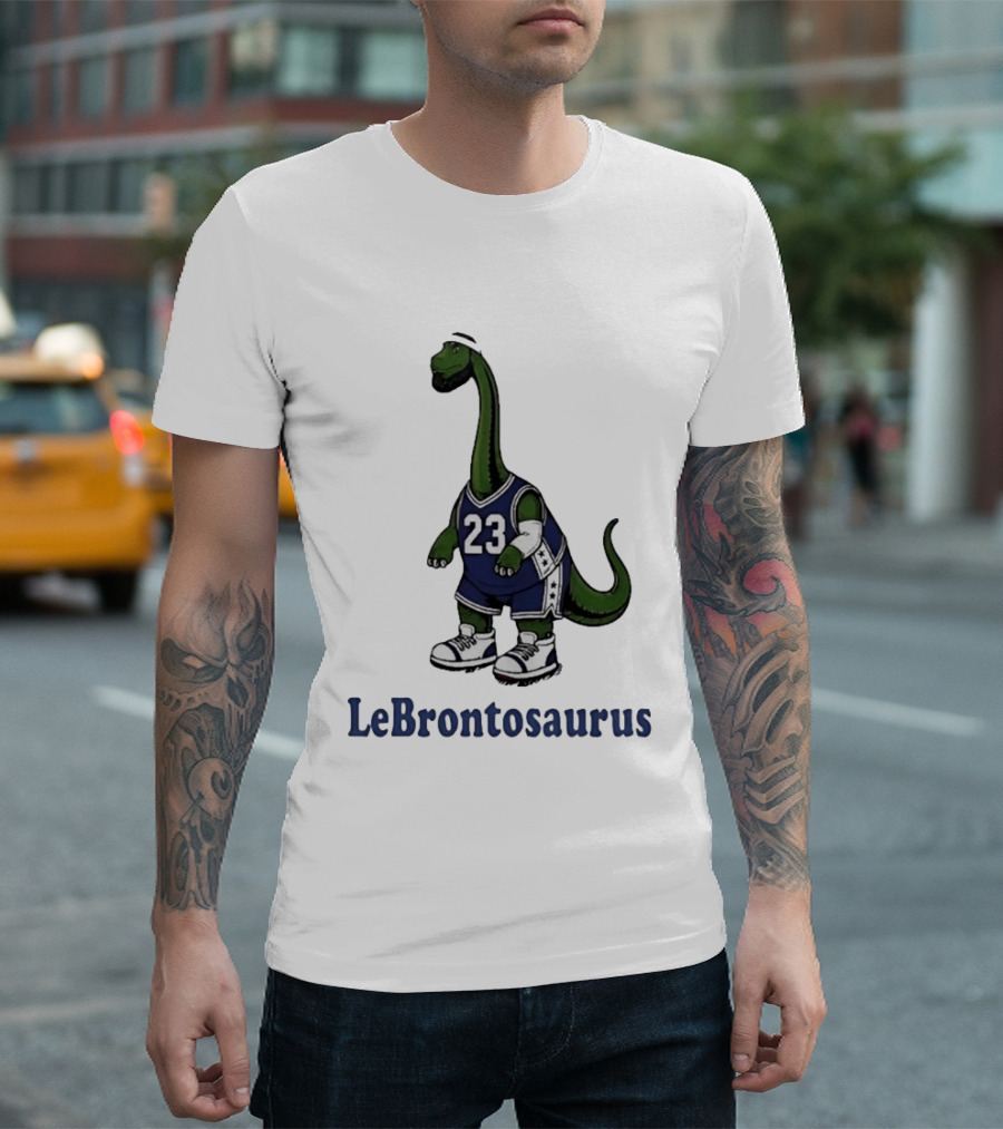 Lebrontosaurus 23 Basketball Dinosaur Philadelphia 76ers Lebron James T-Shirt