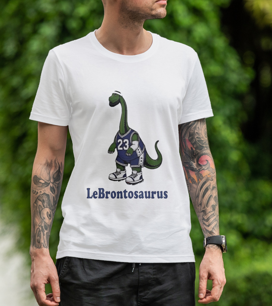 Lebrontosaurus 23 Basketball Dinosaur Philadelphia 76ers Lebron James T-Shirt