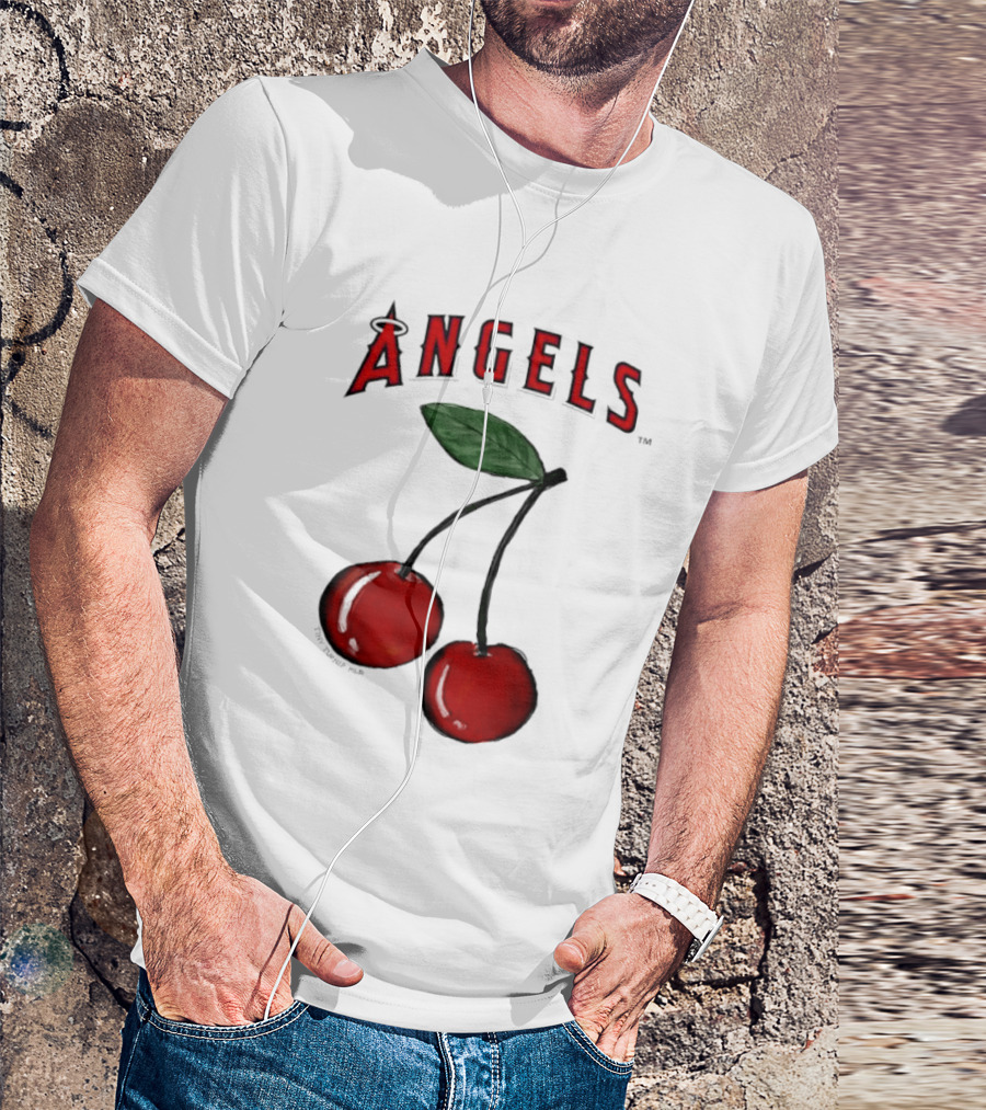 Los Angeles Angels Tiny Turnip MLB Cherries T-Shirt