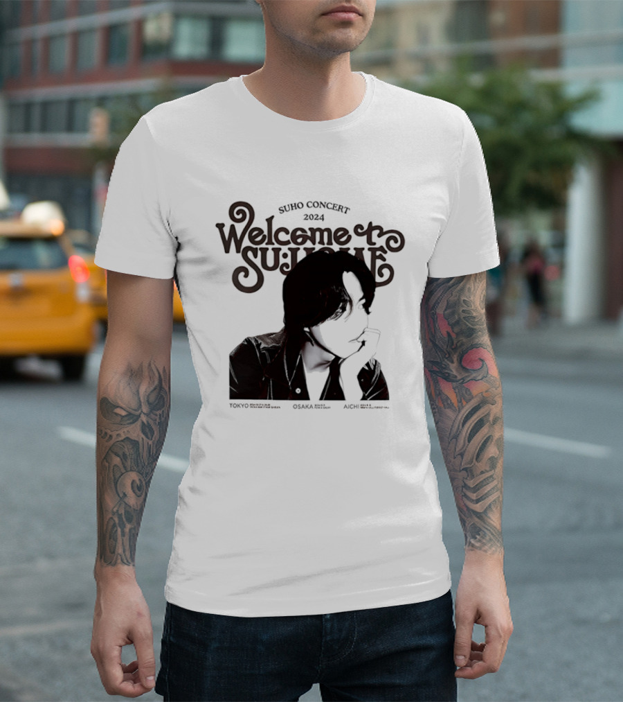 SUHO Concert 2024 Welcome To Su Home Tokyo Osaka Aichi Tour T-Shirt