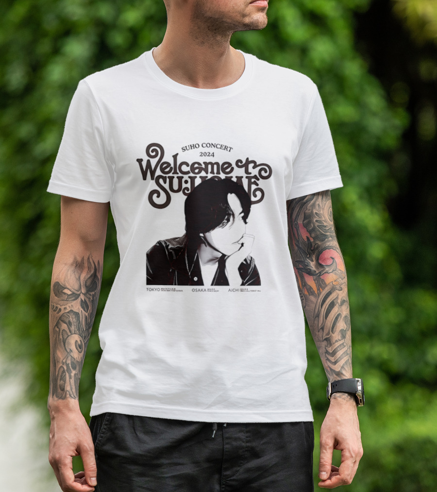 SUHO Concert 2024 Welcome To Su Home Tokyo Osaka Aichi Tour T-Shirt
