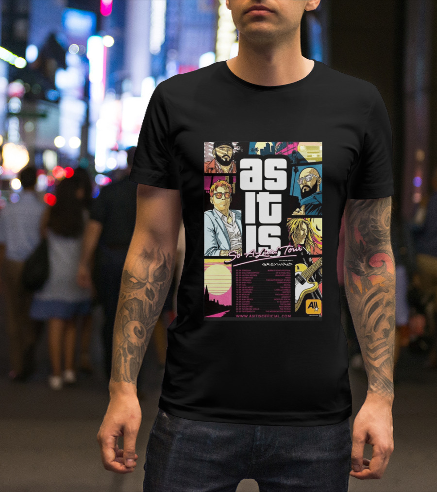 As It Is So Alive Tour UK Ireland 2026 Featuring Greywind T-Shirt