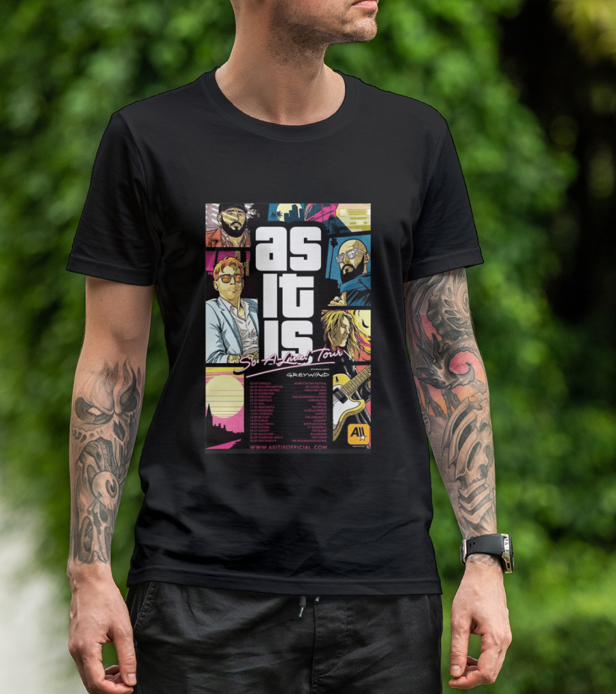 As It Is So Alive Tour UK Ireland 2026 Featuring Greywind T-Shirt