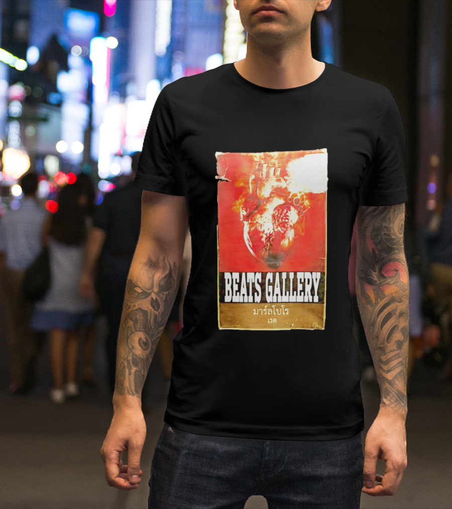 BEATS GALLERY Marlboro Red Anatomical Heart T-Shirt