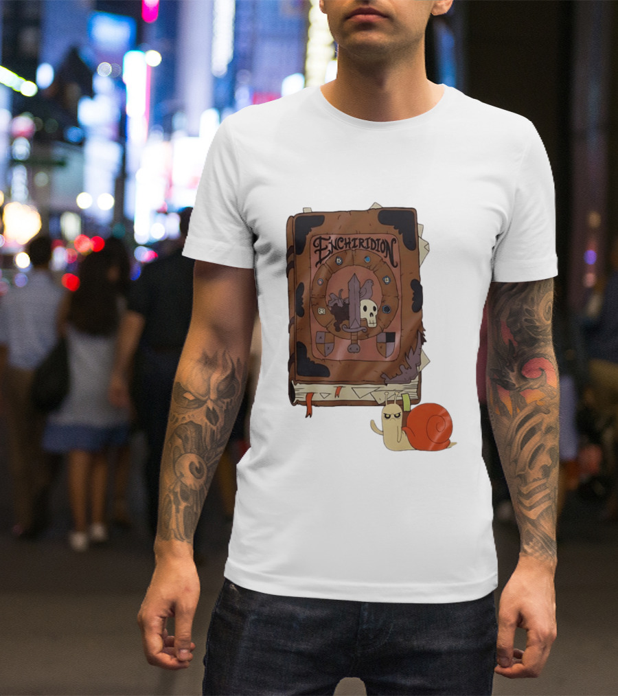 Adventure Time Enchiridion Snail Cartoon Network Book T-Shirt