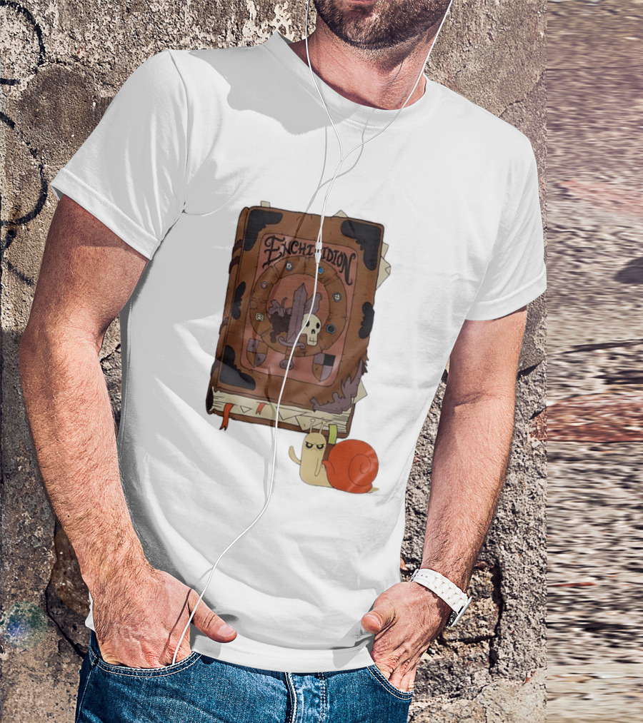 Adventure Time Enchiridion Snail Cartoon Network Book T-Shirt
