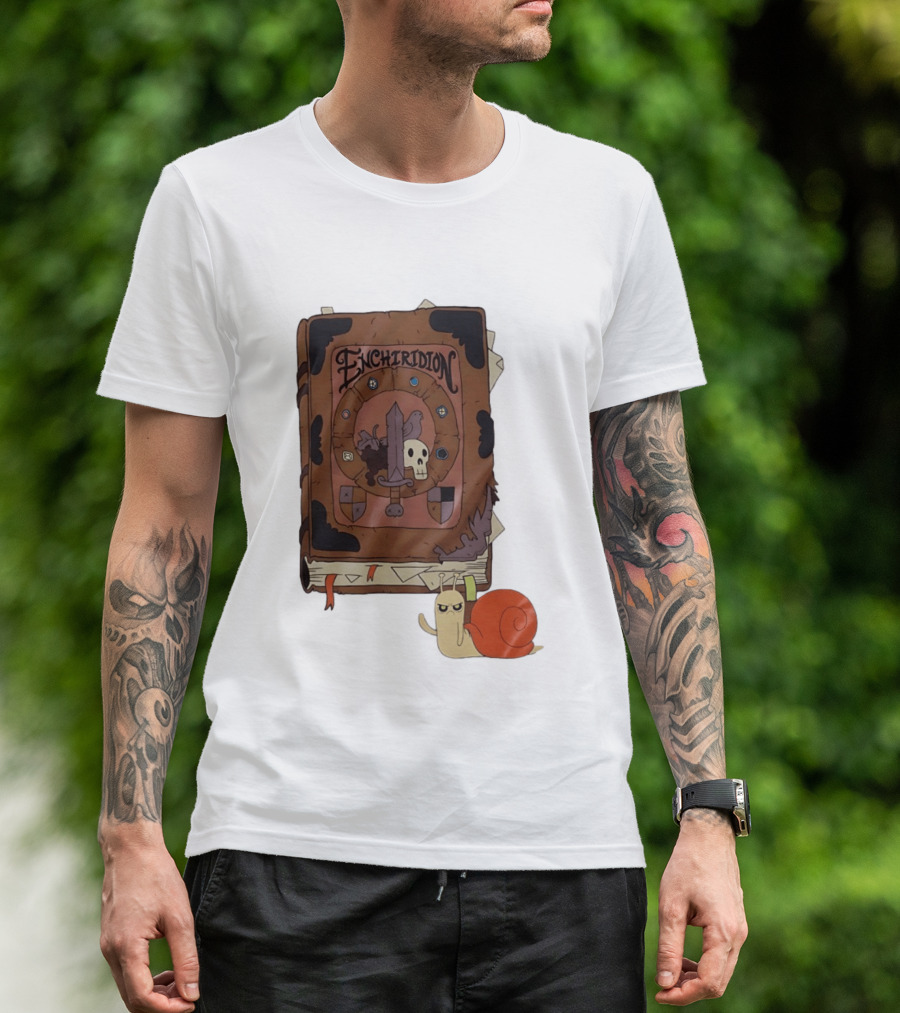 Adventure Time Enchiridion Snail Cartoon Network Book T-Shirt