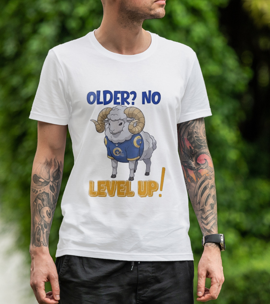 Los Angeles Rams X Pokemon 30th Anniversary Older No Level Up T-Shirt