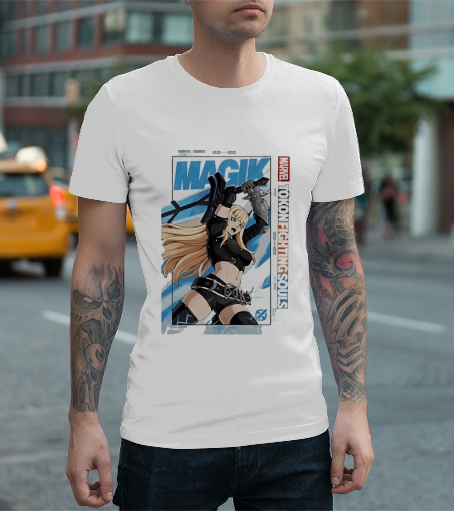 Magik Marvel Tokon Fighting Souls X Men T-Shirt