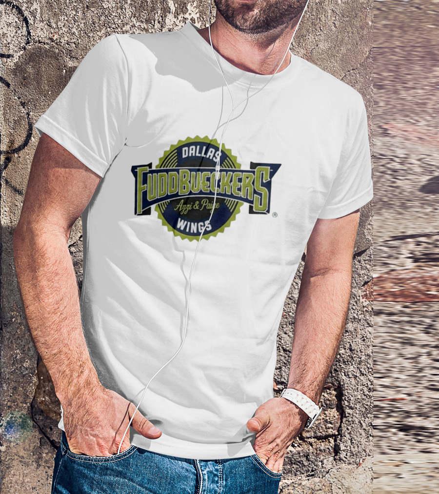 Fuddruckers Dallas Wings Azzi & Paige WNBA Basketball T-Shirt