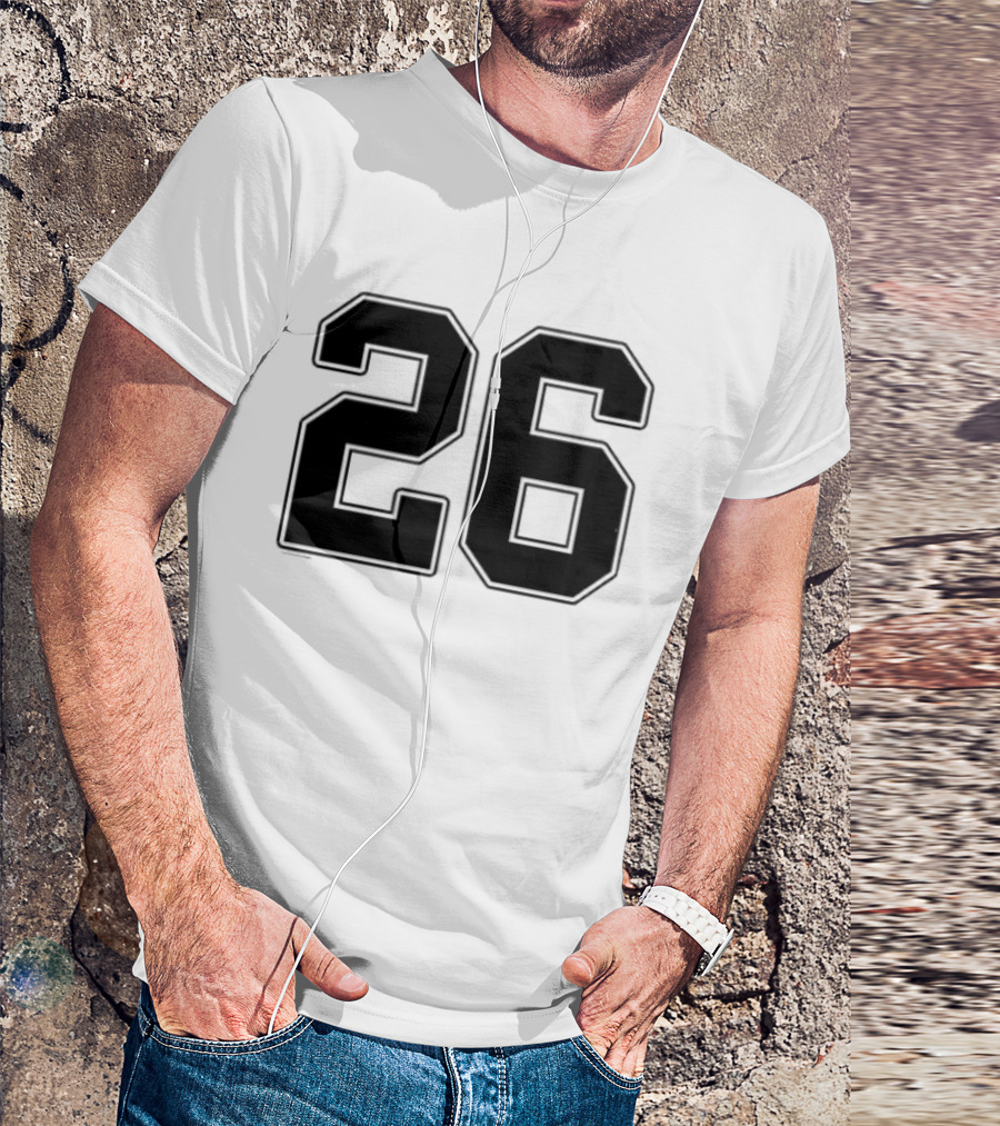 Minnesota Vikings Salute To Service 26 Name And Number T-Shirt