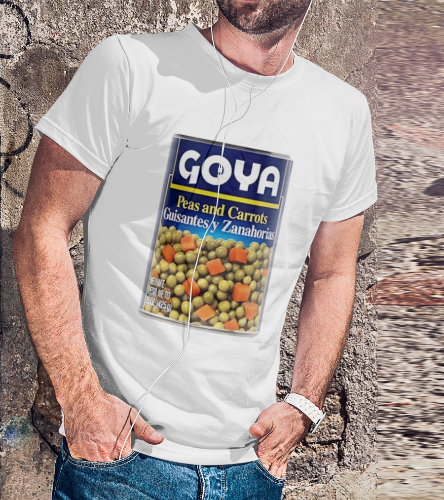 Goya Peas And Carrots Guisantes Y Zanahorias 15 Oz 425 G Canned Vegetable Mix T-Shirt