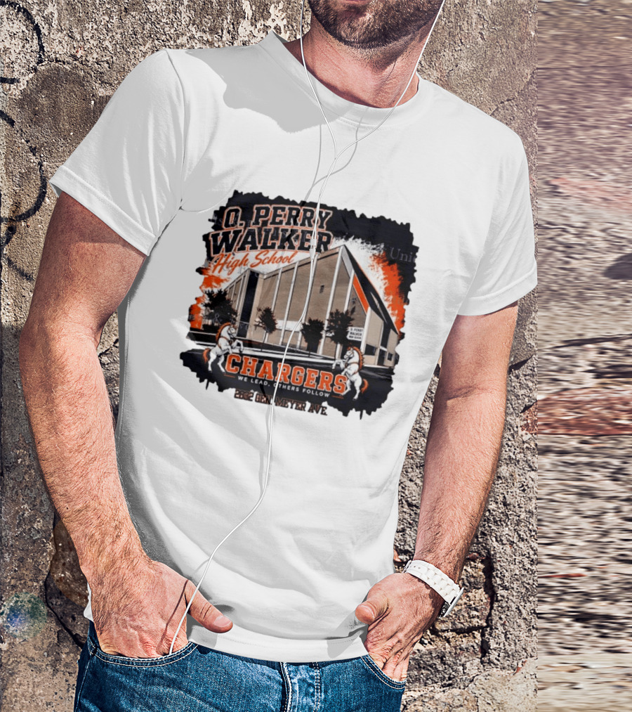 O Perry Walker High School Chargers We Lead Others Follow 2832 Gen Meyer Ave T-Shirt
