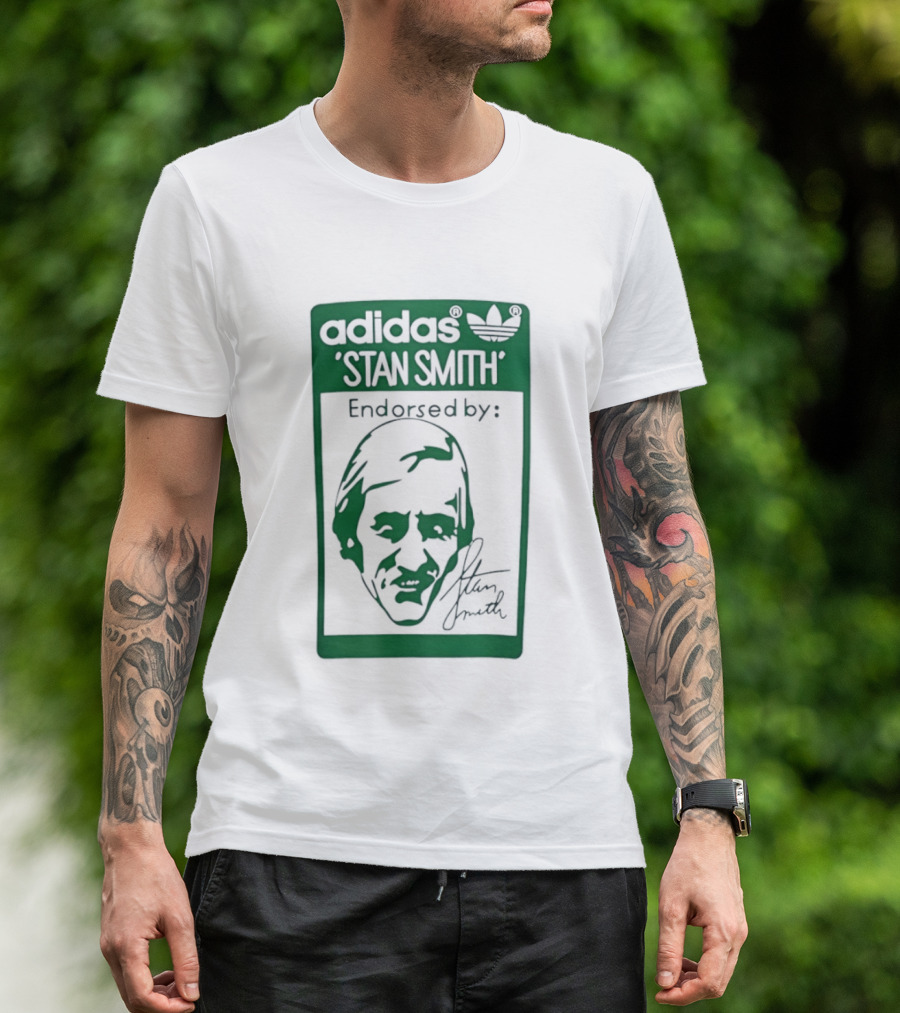 Adidas Stan Smith Endorsed Logo Green T-Shirt