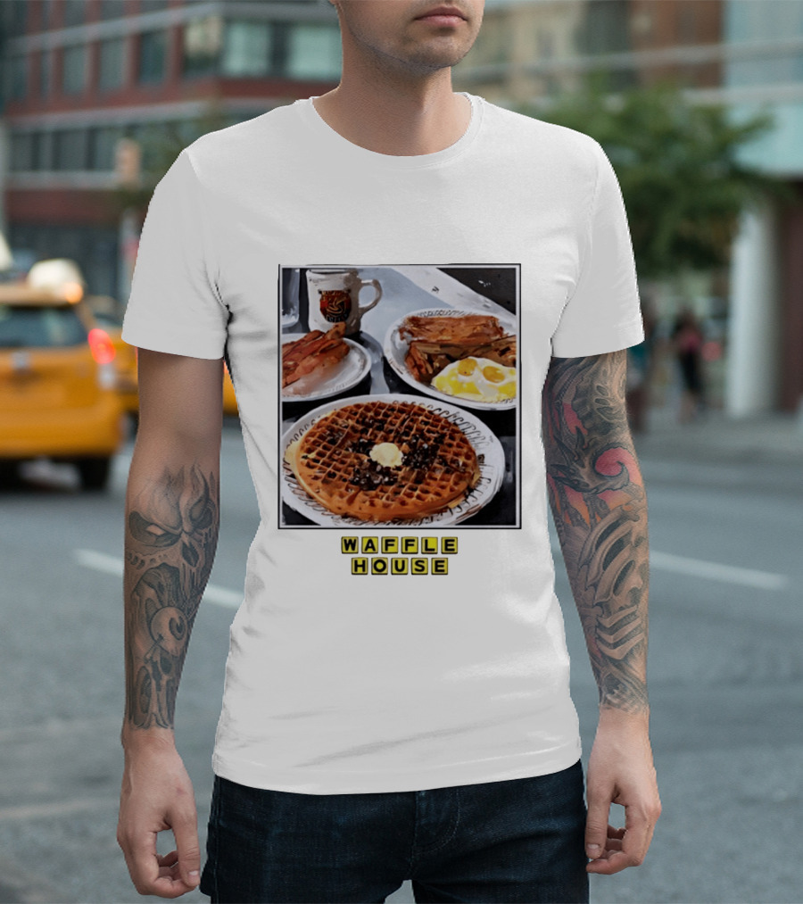 Onward Reserve Waffle House Breakfast Waffle Eggs Bacon T-Shirt