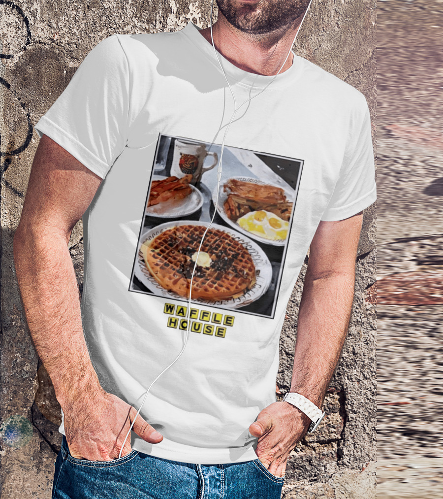 Onward Reserve Waffle House Breakfast Waffle Eggs Bacon T-Shirt