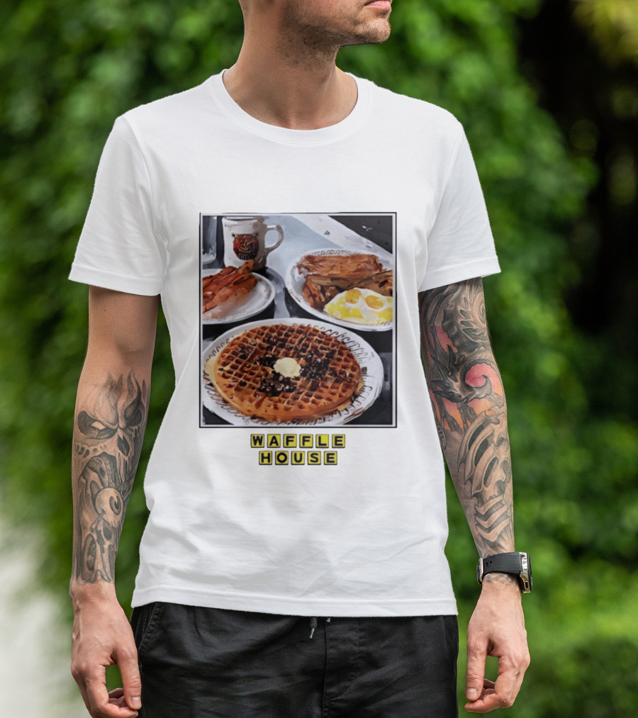 Onward Reserve Waffle House Breakfast Waffle Eggs Bacon T-Shirt