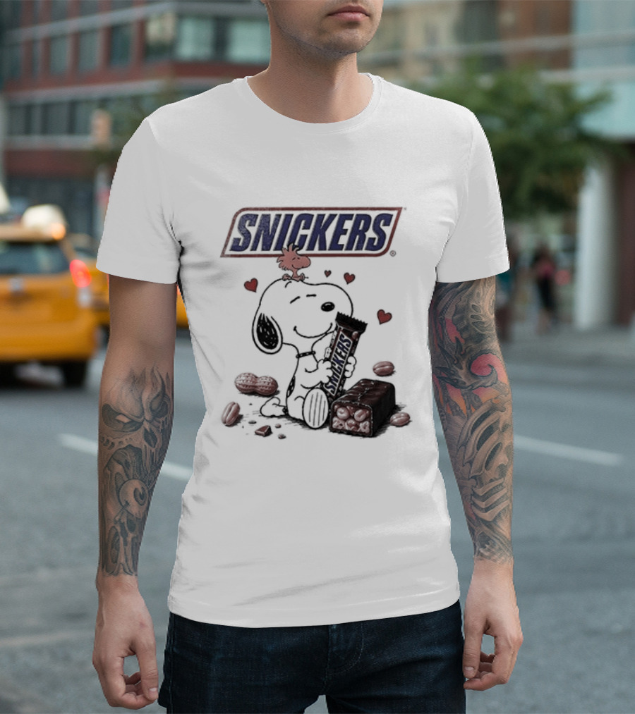 Peanuts Snoopy Woodstock Snickers You're Not You When Hungry T-Shirt