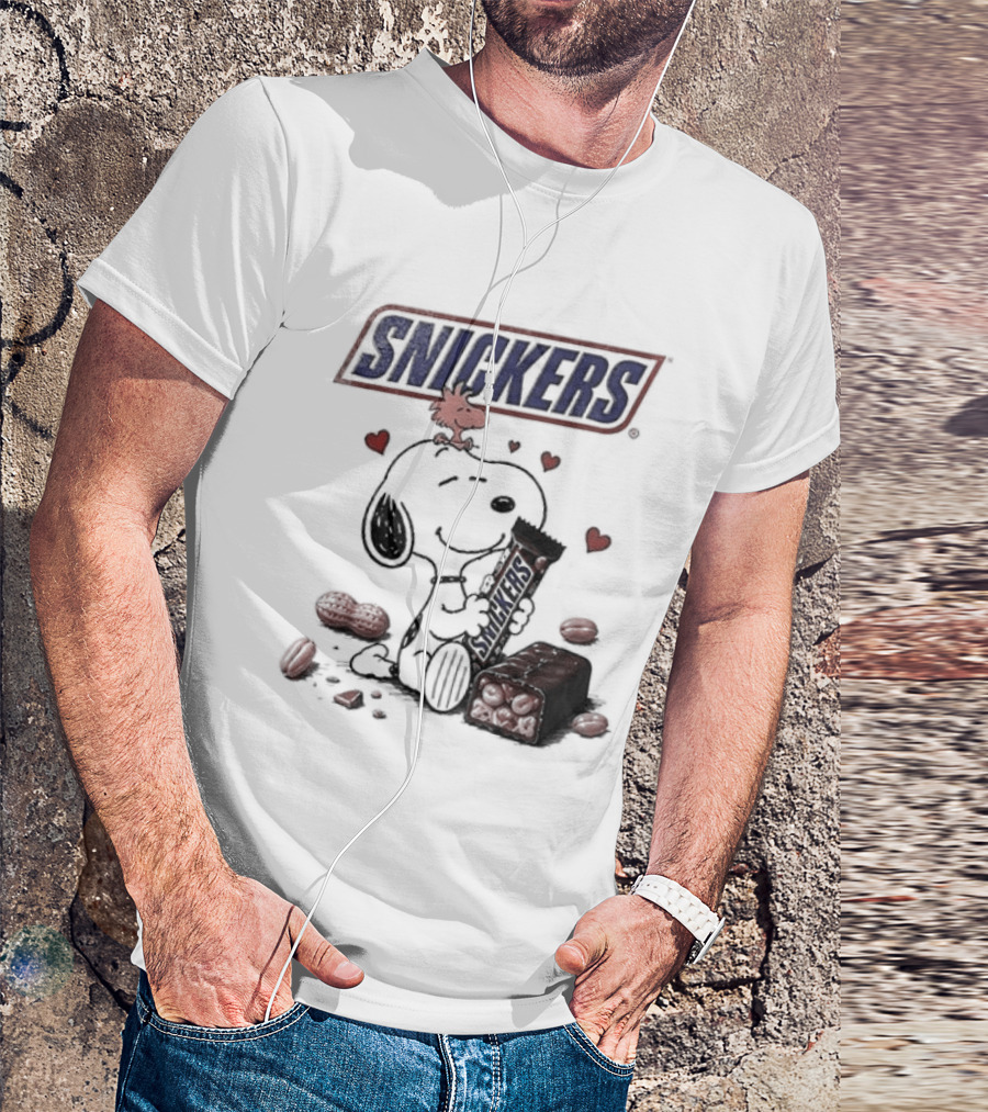 Peanuts Snoopy Woodstock Snickers You're Not You When Hungry T-Shirt