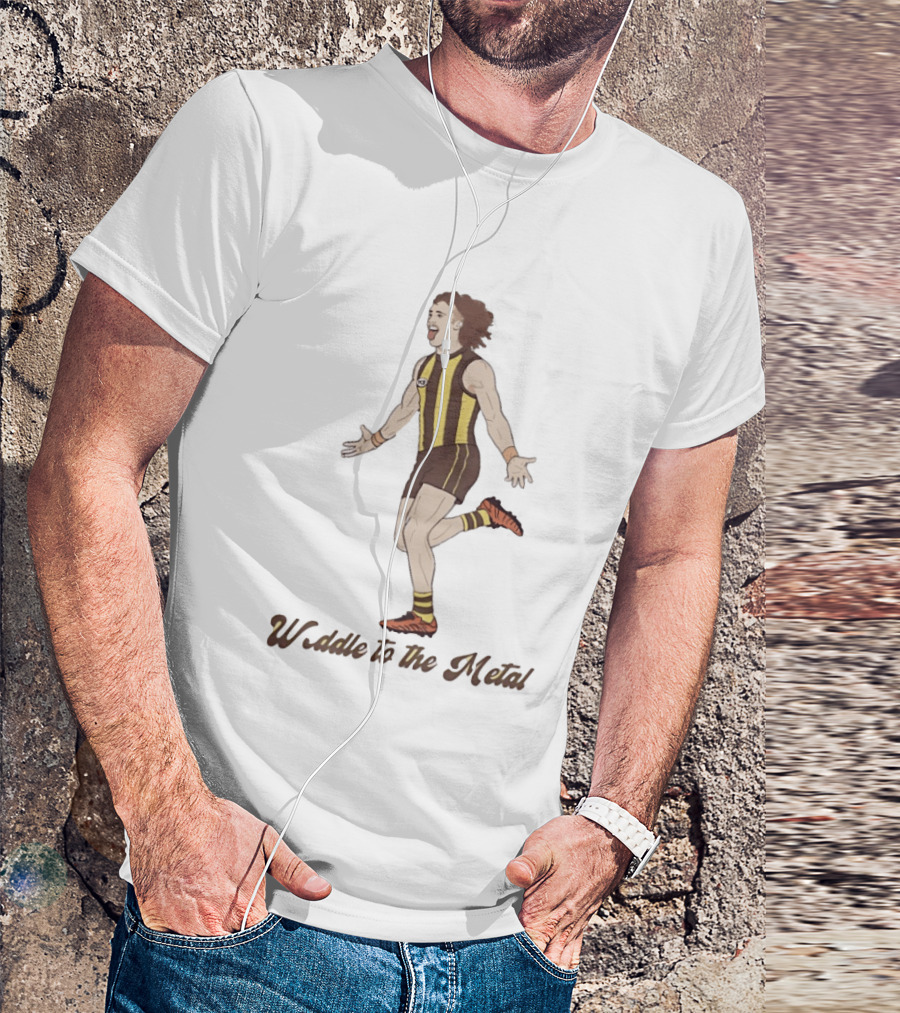 Weddle To The Metal Hawthorn Football Club Josh Weddle T-Shirt