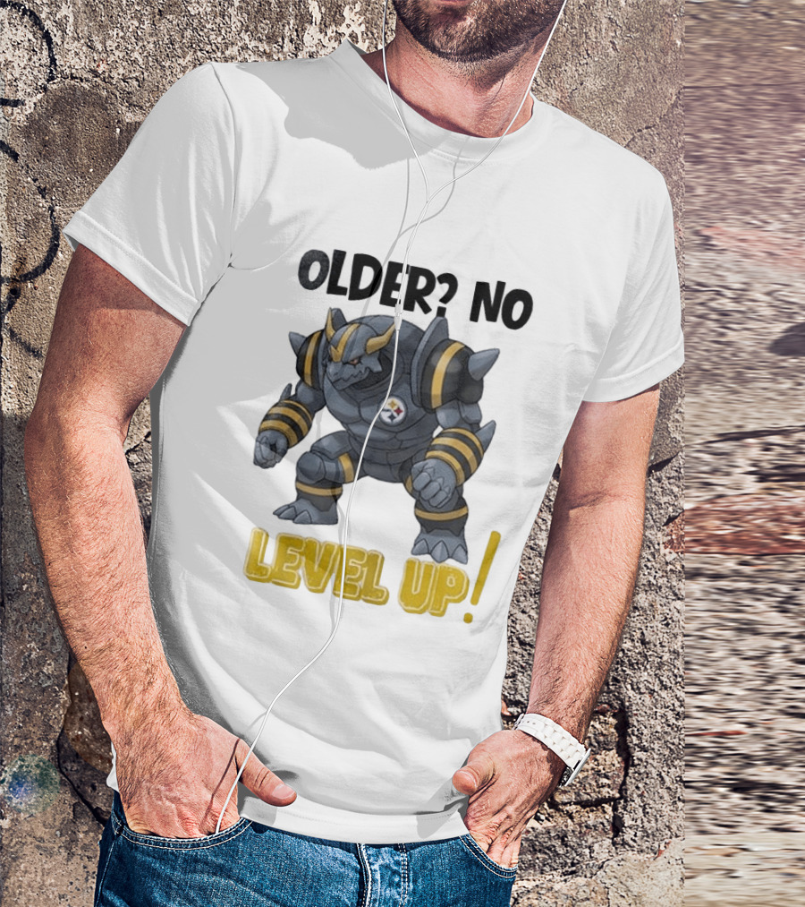 Pittsburgh Steelers X Pokémon 30th Anniversary Older No Level Up T-Shirt