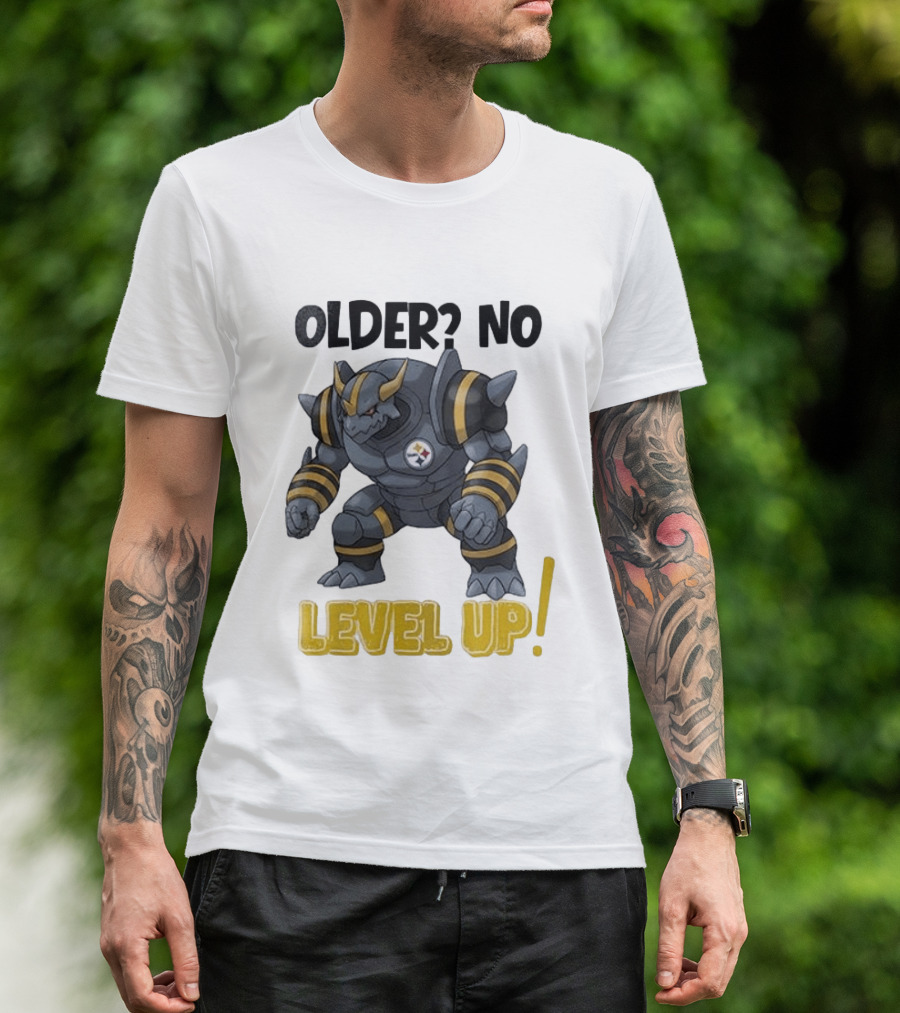 Pittsburgh Steelers X Pokémon 30th Anniversary Older No Level Up T-Shirt
