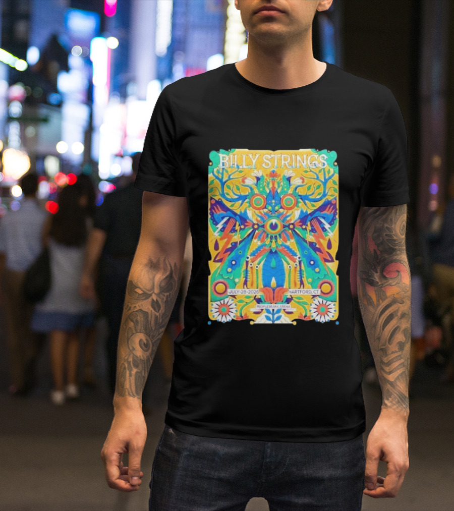 Billy Strings PeoplesBank Arena Hartford CT July 28 2026 T-Shirt