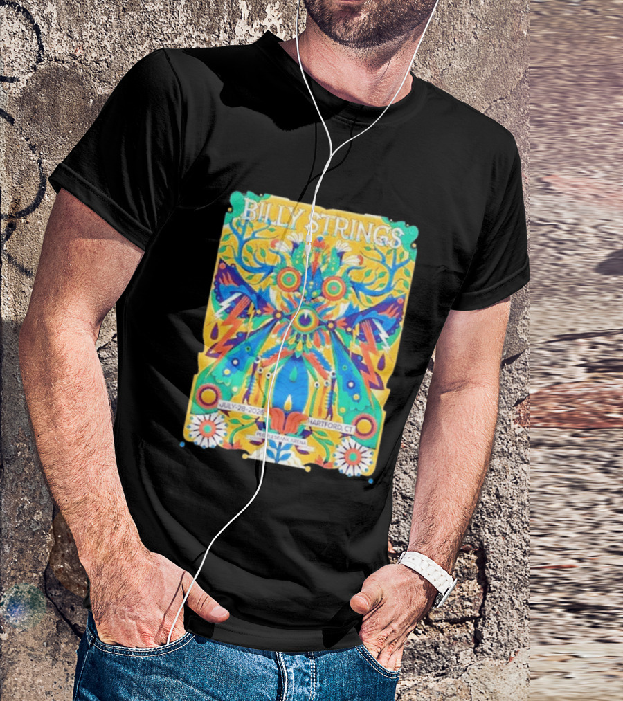 Billy Strings PeoplesBank Arena Hartford CT July 28 2026 T-Shirt