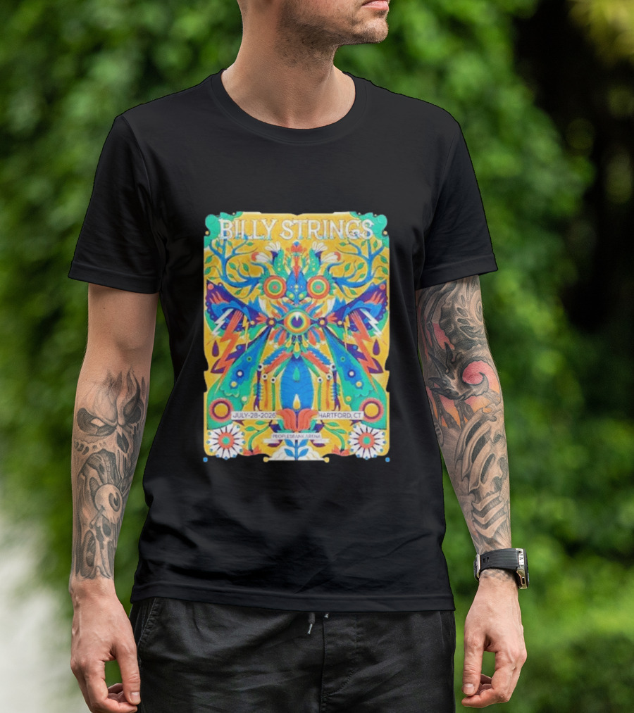 Billy Strings PeoplesBank Arena Hartford CT July 28 2026 T-Shirt